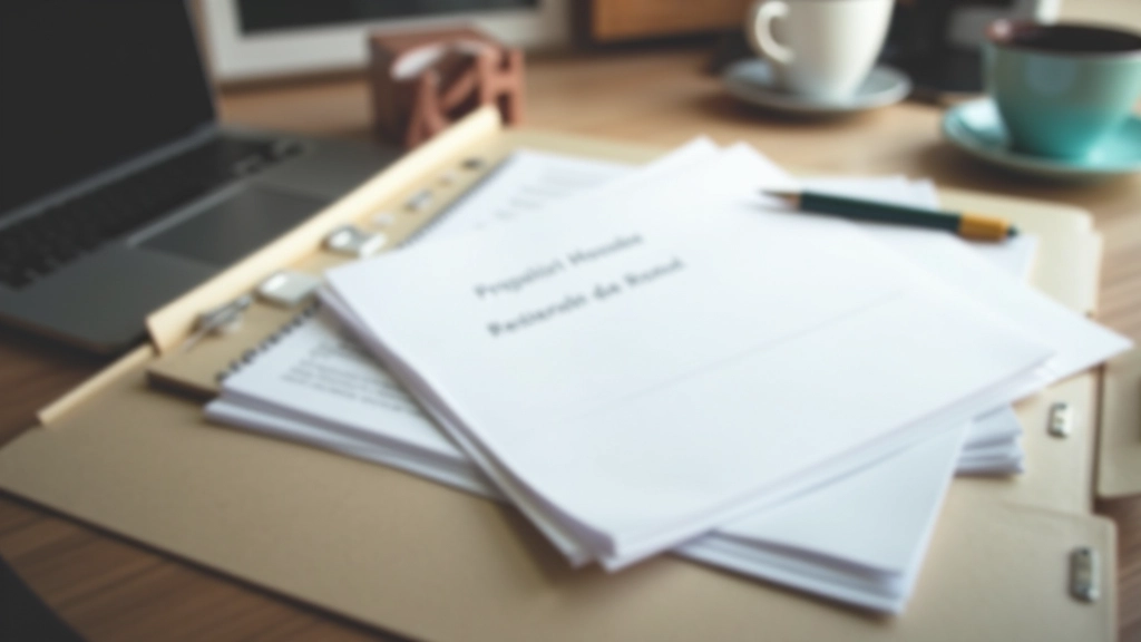 Dossier ouvert avec documents organisés pour une demande administrative