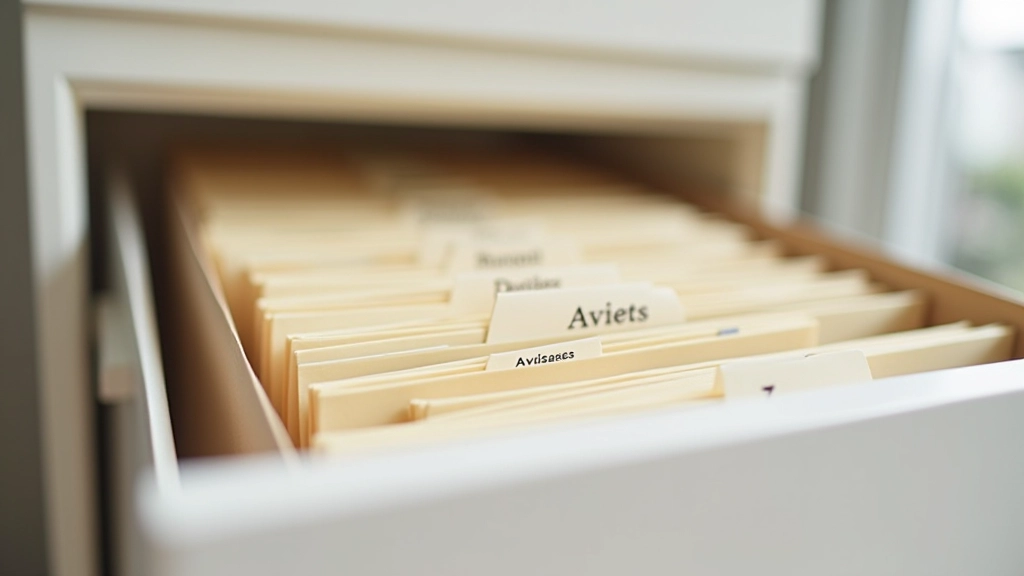 Système de classement personnalisé pour documents administratifs